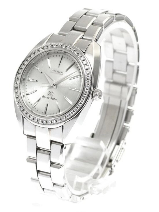 SEIKO Grand Seiko STGF063/4J51-0AE0 Diamond Bezel Quartz Ladies Watch_885069